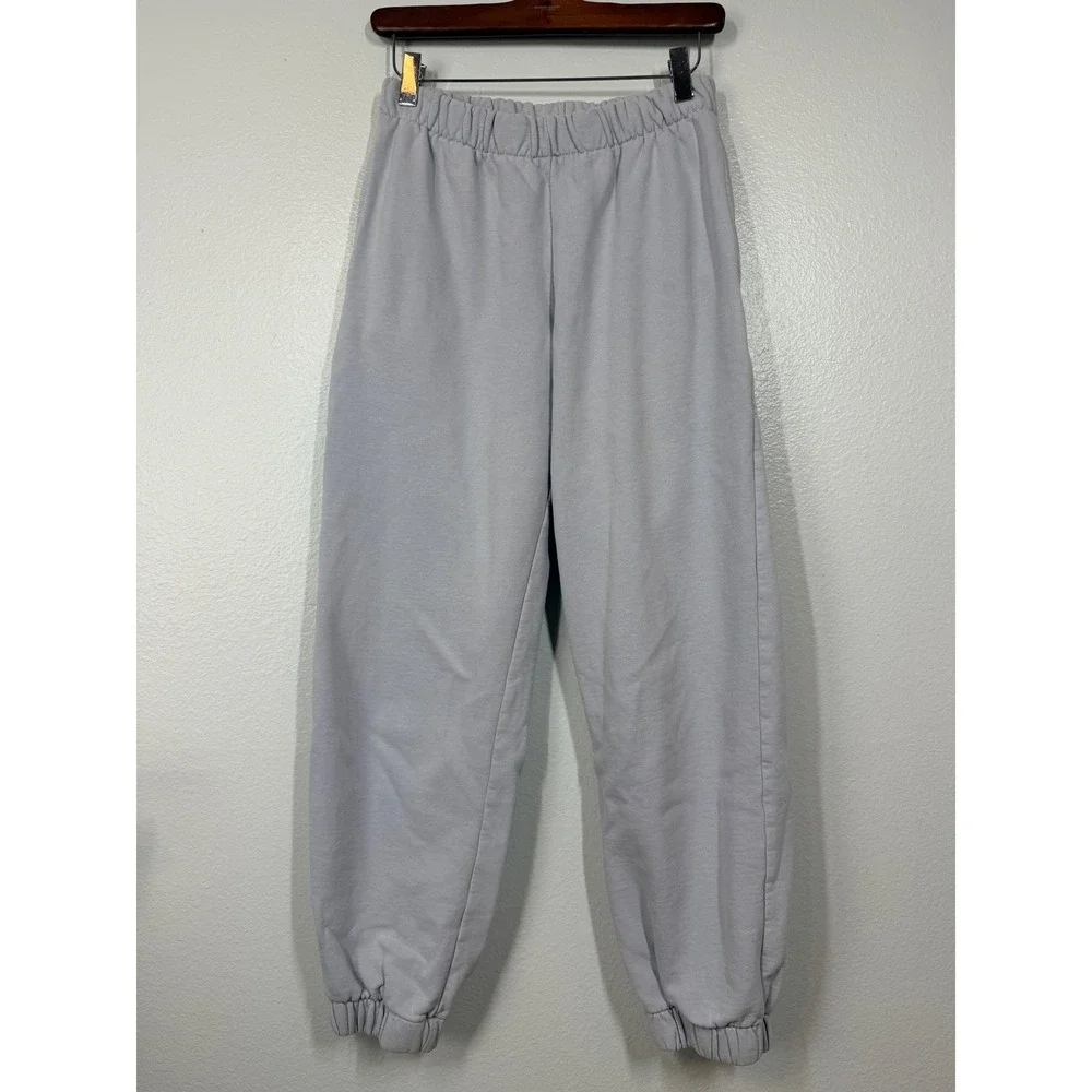 Brandy Melville Jogger Sweatpants Elastic Waist Drawstring Cuffed‎ Women READ